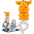 thumbnail image 1 of HUGFEGWE Animal Shape Balloon Headband | Balloon Animal Hoop Band | Portable Inflatable Headband Cartoon Hand Wearing Balloons Headband for Birthday CJB91-32809, 1 of 9