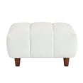 thumbnail image 6 of Convertible Sectional Sofa Couch, L Shaped Fabric Couch with 2 Headrests, Modern Design Cream Style Marshmallow Sofa for Living Room and Office (White), 6 of 7