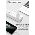 thumbnail image 2 of 4Pack Original [Apple MFi Certified] Charger Lightning to USB Charging Cable Cord Compatible iPhone 14/13/12/11 Pro/11/XS MAX/XR/8/7/6s Plus,iPad Pro/Air/Mini,iPod Touch, 2 of 7
