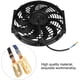 thumbnail image 2 of Ventilador de refrigeración ultradelgado de alto rendimiento para espacio libre en el compartimiento del motor, radiador flexible de 12 pulgadas con empuje y tracción y cojinetes de bolas sellados de, 2 of 5