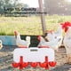 thumbnail image 5 of Comedero De Agua Para Aves De Corral, Diseño De De Material PP, Gran Capacidad, Fácil De Instalar, Comedero Para Pollos De 10 Litros Con 10 Vasos De Agua Para Patos,, 5 of 7