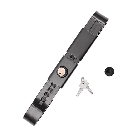 Shipping Container Lock Adjustable Steel Heavy Duty Cargo Door Lock Warehouse Door Lock with 2 Keys