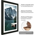 thumbnail image 5 of 24x36 Poster Frame Set of 2 with Plexiglass, Black Frames Display Picture 20x30 with Mat or 24 x 36 Without Mat, Photo Frames for Gallery Wall Mounting Horizontal and Vertical, 5 of 8