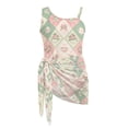 thumbnail image 6 of Whosucclay Tea Party Print Girls One Piece Swimsuit for Swimming Summer, Adjustable Strap Padded Girls One Piece Swimsuits, 15-16 Years Old, 6 of 10