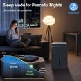 thumbnail image 5 of Dehumidifier for Basements and Large Rooms, MAX 80 Pints, Up to 4500 Sq.Ft, Dehumidifiers for Home with Drain Hose, Intelligent Humidity Control, Dual Timer(at 95°F, 90% RH), 5 of 12