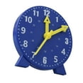 thumbnail image 4 of Clock Learning Model, Independent Discover Training Observation Ability Cognitive Time Clock Teaching Aid Harmless Safe Plastic  for School Blue, 4 of 8
