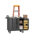 thumbnail image 3 of Durham Mfg Mobile Cabinet Bench,Steel,52-3/4"W,19"D 2211-DLP-6DR-RM-9B-95, 3 of 9