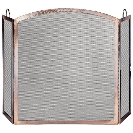 Uniflame 3 Panel Edon Arc Frame Fireplace Screen