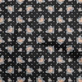 thumbnail image 1 of oneOone Cotton Poplin Black Fabric Floral Quilting Supplies Print Sewing Fabric By The Yard 56 Inch Wide, 1 of 4