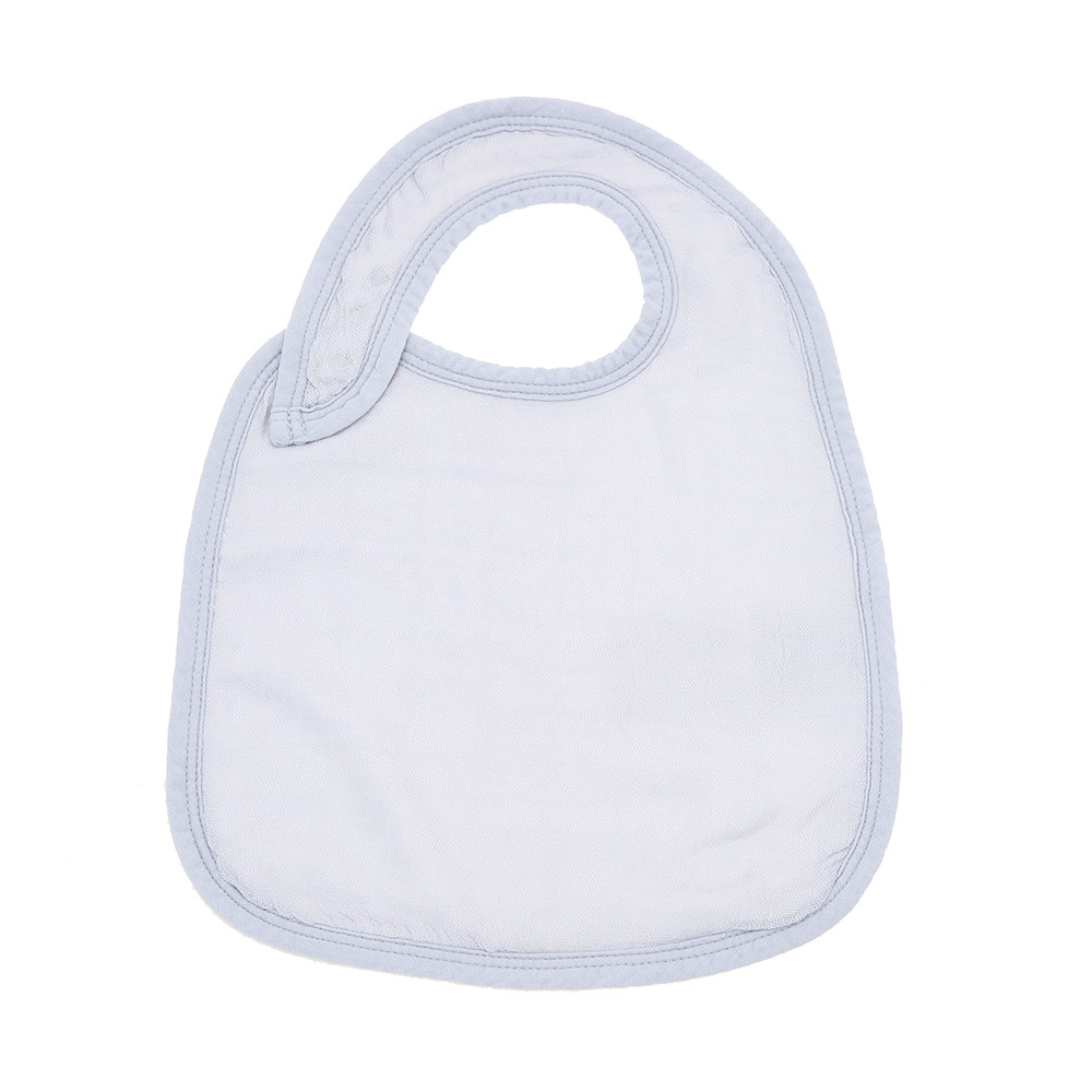 Baby Snap Bib 100 Organic Bamboo Muslin Soft Absorbent 3 Layers