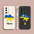 thumbnail image 2 of Funda para Redmi K60E K50 K40S K40 K30 K20 10C 9 8A 8 10 Pro 4G 5G Color Simple funda de silicona líquida bandera de Ucrania Insignia, 2 of 5