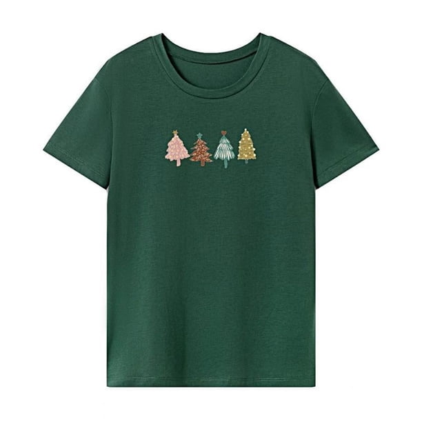 Camiseta para mujer con cuello redondo, ropa de calle, camiseta de manga corta para mujer a la moda para la calle SG