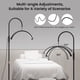 thumbnail image 3 of Lámpara Mznoo Lash Luz Luna Media LED Ajustable 99 cm–175 cm, 3 of 7