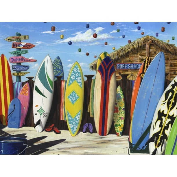 Surf Shack Print Wall Art By Scott Westmoreland Walmart Com Walmart Com