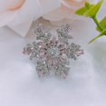 thumbnail image 2 of PENGXAING Elegant Rotating Crystal Ring Shiny Multiple Snowflake Shape Ring Christmas Gift For Women, 2 of 2