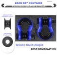 thumbnail image 4 of AMBULL Upgraded Snatch Block, 3/4" D Ring Shackle (2 Pack) 22,000lb Break Strength with Towing Pulley, Heavy Duty Offroad Recovery Accessory for Truck, Tractor, ATV & UTV - Blue, 4 of 6