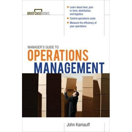 Manager s Guide to Operations Management (Briefcase Books) (BUSINESS BOOKS) Paperback - USED - VERY GOOD Condition