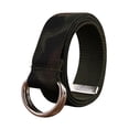 thumbnail image 1 of TureClos Canvas Metal Waist Belt Replacement Unfading Exquisite Easy Matching Anti-rust Dual Ring Adjustable Jeans Shorts Belts Camouflage, 1 of 1