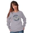 thumbnail image 3 of Working From Home Quarantine UFO Unisex Plus Fleece Graphic Sweatshirt Brisco Brands 2X, 3 of 5