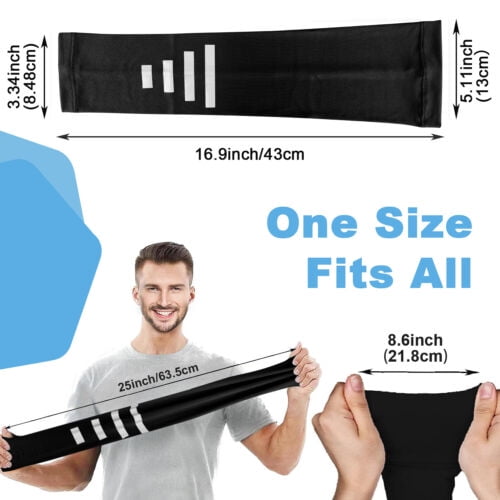 Elegant Choise Cooling Arm Sleeves Cycling Running Sports UV Protection Outdoor for Men Women