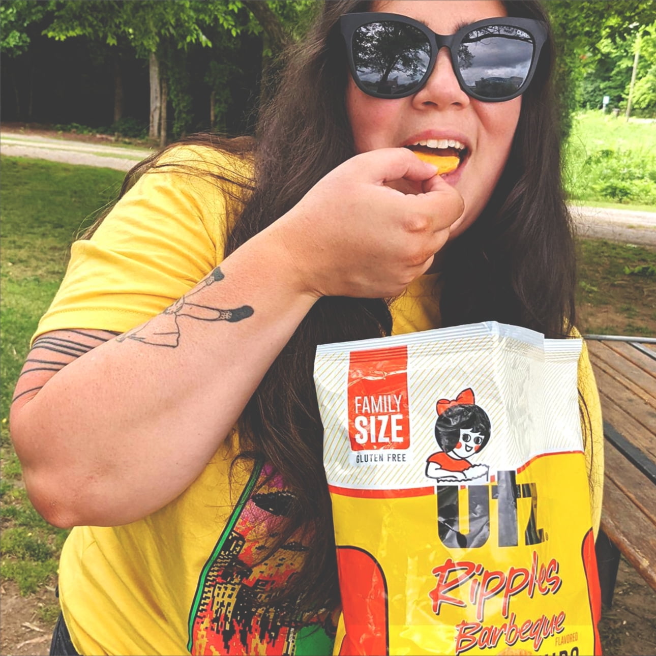 utz bbq ripple chips