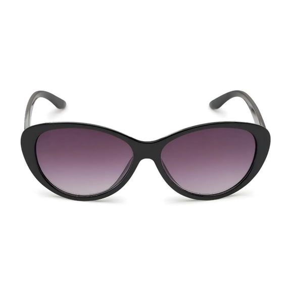 Women’s Cat-Eye Reading Sunglasses with UV Protection - Stylish Outdoor Readers - Jet - 1.00