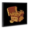 thumbnail image 2 of Stupell Industries Contemporary Dino Nuggets with Sauce Black Floating Frame Canvas Art, 21 x 17, by Tobe Fonseca, 2 of 8
