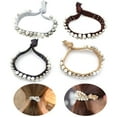 thumbnail image 2 of 4PCS Femmes Cheveux Cravate Double Usage Faux Perle Décor Ponytail Titulaire Bracelet, 2 of 10