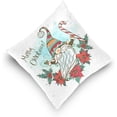 thumbnail image 5 of GZHJMY Christmas Gnome Throw Pillow Cover 18 x 18 Inch, Soft Square Cushion Case for Home Couch Sofa Bedroom Car Farmhouse Decor Home Decor, 5 of 7