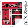 thumbnail image 4 of Chicago Classic Sport Basketball Blanket Gifts for Boys Girls Women Men Basketball Lovers,Soft Flannel Blankets Blankets Plush Bed Blanket Living Room Sofa Warm Throw Blanket 50x60 Inches, 4 of 6