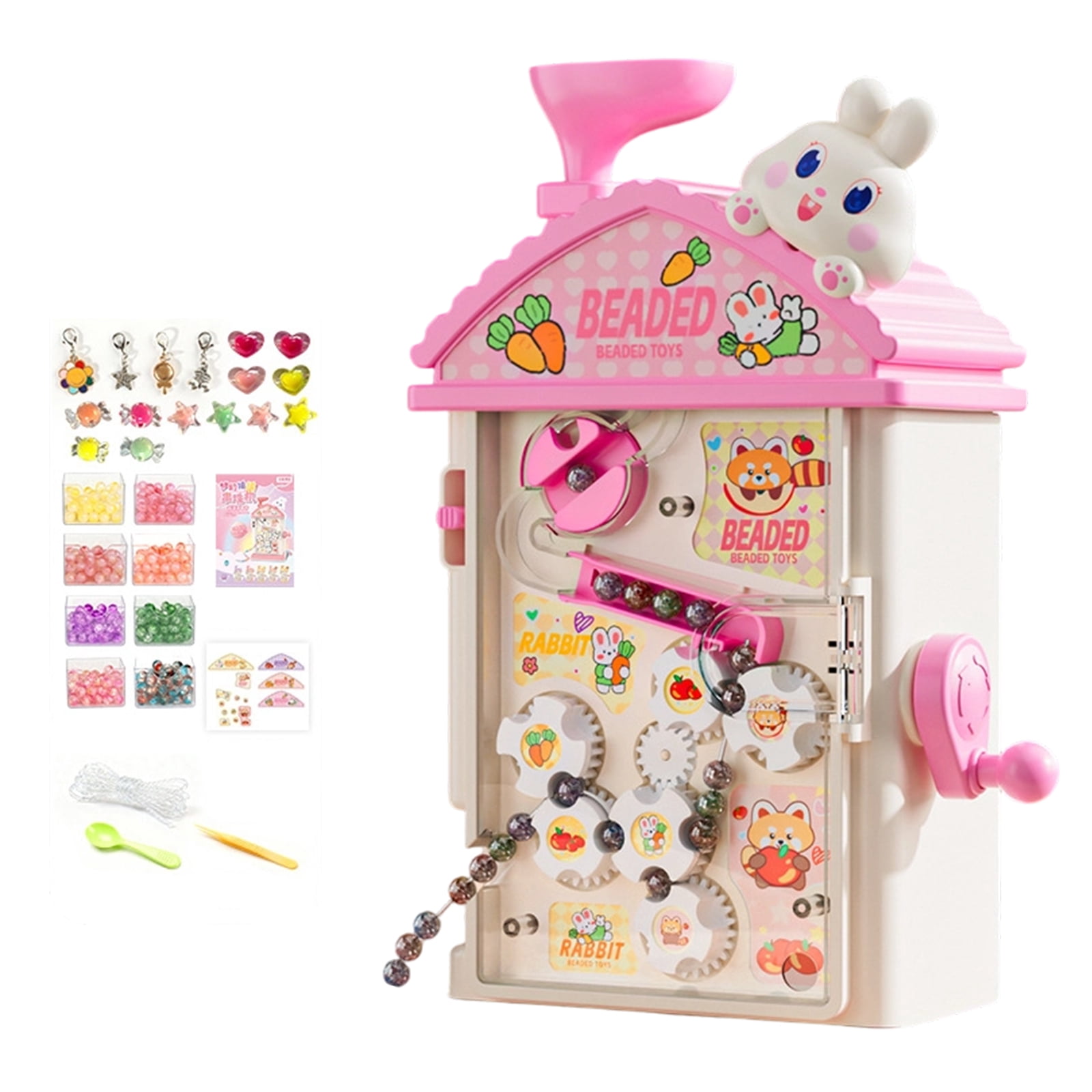 Creation Set Automatic Bead Stringing Machine 400 Beads For Kids Craft Activity Educational