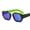 Black green, variant on Mens Retro Square Sunglasses UV400 Protection for Outdoor Sports, Cycling, and Fashion Wear