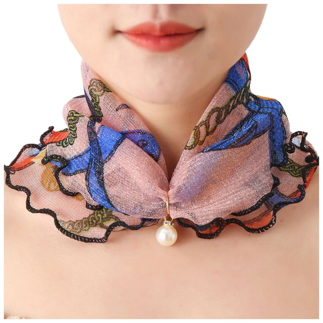 Womens Sun Proof Thin Spring Summer Headband Cervical Vertebra Neck Scarf