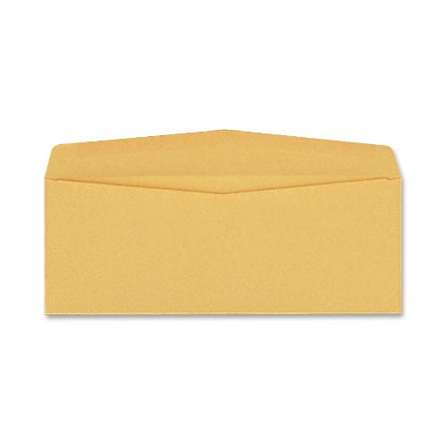 Photo 1 of Quality Park Kraft Envelopes, 11, 4-1/2 x 10-3/8, 28lb, Brown Kraft, 500/Box (11362)