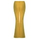 thumbnail image 1 of Pantalones acampanados Prolriy para mujer, de cintura baja, color liso, talla XL, amarillo, 1 of 8