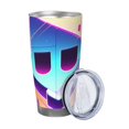 thumbnail image 2 of Saiise Geometry Dash Print Tumbler 20 Oz Stainless Steel Vacuum Insulated with Straw Coffee Cup for Home,Office,Outdoor Works Great for Ice Drinks and Hot Beverage, 2 of 8