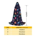 thumbnail image 2 of Vsdgher Space Dinosaur Hooded Cloak, Teenagers Halloween Hoodies Robe Cosplay Capes, Halloween Hooded Cape Cosplay Costume-Large, 2 of 7