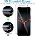 thumbnail image 4 of 4 Pcs Verre Trempé pour Asus ROG Phone 7 Ultimate 2.5D 9H Protecteur d'Écran Transparent Film Protecteur, 4 of 5