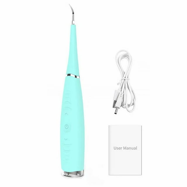 Dental Calculus Remover,High-Frequency Vibration Tartar Scraper Remover for Dental Calculus,Plaque Removal,IPX6 Waterproof Dental Plaque Remover Tool - 5 Modes USB Charging(Blue)