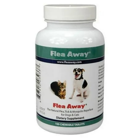 UPC: 0827912039337 | Flea Away Natural Flea  Tick  Mosquito Repellent for Dogs and Cats  100 Chewable Tablets