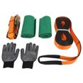 thumbnail image 3 of Kit de slackline con línea de entrenamiento, kit de slackline de 15 m/49 pies con kit de slackline Funcionamiento suave de la slackline, 3 of 14