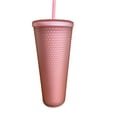 thumbnail image 2 of Starbucks 2022 Valentine's Soft Touch Pink Studded Venti (24 oz.) Tumbler, 2 of 4
