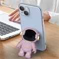 thumbnail image 1 of 6D Plating Astronaut Hidden Stand para Iphone 13 Pro Max Soporte para teléfono brillante para Huawei para Samsung, 1 of 5