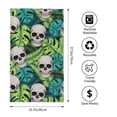 thumbnail image 2 of Balery Skull and Palm Leaves Toalla de Microfibra Premium con Estampado – 27.5x16 pulgadas, Alta Absorción, Suave y Aterciopelada, Secado Rápido, 2 of 6