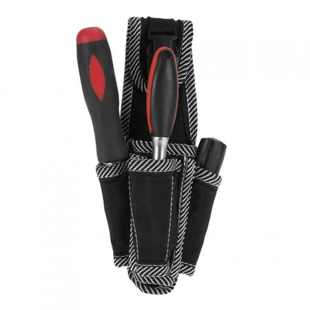 

Black Multifunctional Electrician s Tool Bag with Waist Pocket Pouch and Belt Storage Holder