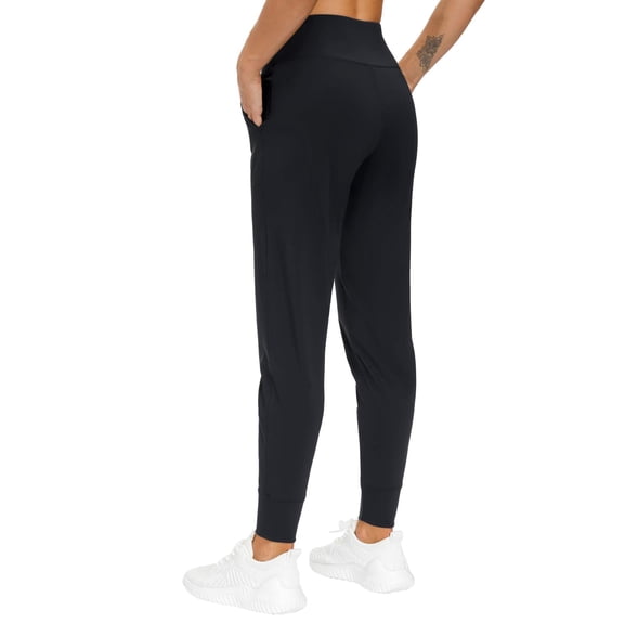 Women's Workout Joggers Pants Lightweight Lounge Leggings | Flattering Fit, Side Pockets, Elastic Waistband, Tummy control, Ultra-soft, Tapered ankle, Athleisure, Yoga, Running