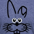 thumbnail image 3 of CafePress - Bunny Rabbit Face Men's Deluxe T Shirt - Mens Tri-blend T-Shirt, 3 of 4