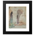 thumbnail image 2 of Gunnar Mauritz Widforss 12x14 Black Modern Framed Museum Art Print Titled - Mission San Juan Capistrano, (1923), 2 of 5