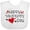 AA-White, variant on Inktastic Happy Valentines Day Red Hearts and Arrow Boys or Girls Baby Bib