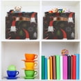 thumbnail image 7 of GZHJMY Cute Christmas Gnomes Storage Bins Collapsible with Handle, 2PCS Rectangle Waterproof Baskets for Storage Cube Closet Organizer for Toy Nursery Book Office Shelf Bathroom, 7 of 7